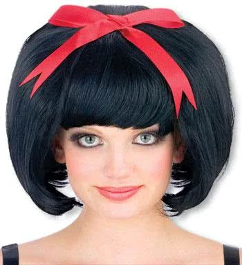 Manga Bob Perücke Schwarz 1 Manga Bob Perücke Schwarz