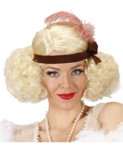 Charleston Perücke Mit Stirnband