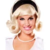 50er Jahre Perücke Mit Haarband Blond