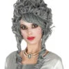 Geister Baronin Lockenperücke Grau
