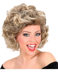 70s Perücke Olivia Blond