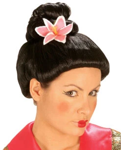 Japanerin Perücke Mit Blume