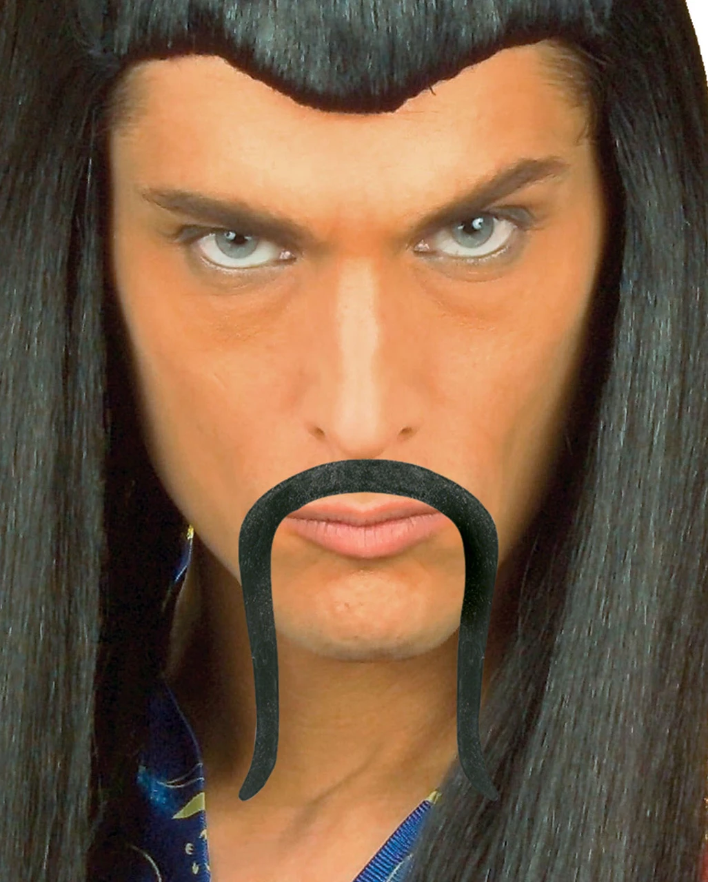 Selbstklebender Chinesen Schnurrbart Schwarz 1 Selbstklebender Chinesen Schnurrbart Schwarz