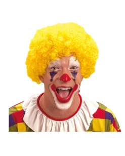 Gelbe Clowns Perücke