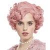 Flirty Flapper Kurzhaar Damen Perücke Rosa