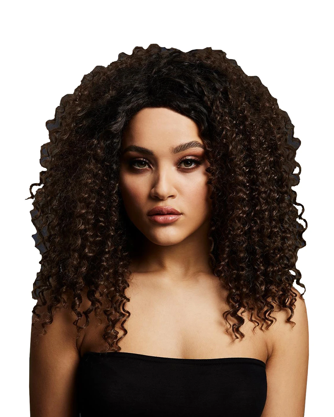 Lizzo Damen Perücke Braun 1 Lizzo Damen Perücke Braun