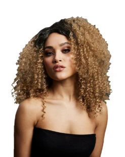 Lizzo Damen Perücke Caramel
