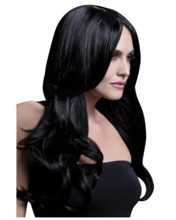Khloe Damen Perücke Schwarz