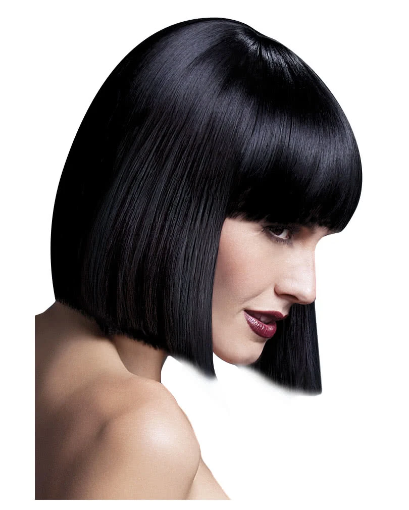 Damen Perücke Lola Schwarz 1 Damen Perücke Lola Schwarz