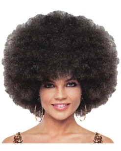 Braune Deluxe Jumbo Afro Perücke