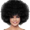 Schwarze Jumbo Afro Perücke Deluxe