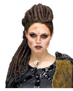 Mohawk Dreadlock Haarclip -Halloween Perücken Geschäft dreadlock mohawk peruecke dreadlock mohawk wig rasta irokesen peruecke fasching piraten peruecke 54362 3