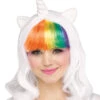 Unicorn Regenbogen Perücke