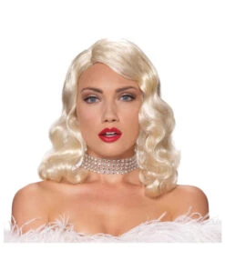Blonde Femme Fatale Perücke