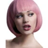 Mia Damen Perücke Pastellpink