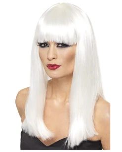 Perücke Glamourama Silberweiß