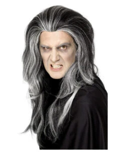 Vampir Perücke Gesträhnt