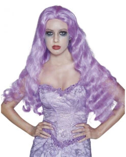 Gothic Braut Perücke Lila