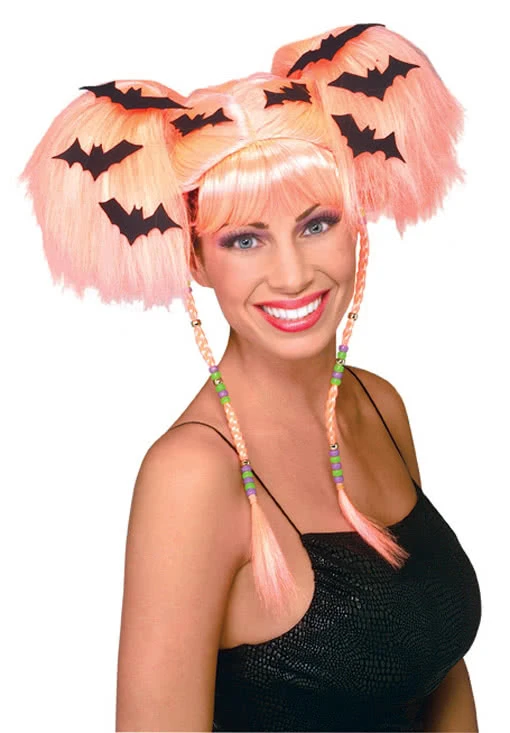Hexenperücke In Leuchtendem Orange 1 Hexenperücke In Leuchtendem Orange