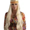 Blonde Hippie Perücke Mit Haarband