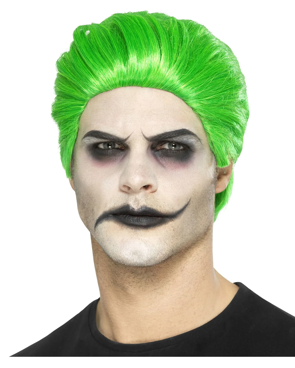 Grüne Trickster Herrenperücke 1 Grüne Trickster Herrenperücke