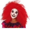 Wuschelige Clownsperücke Rot