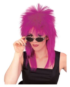 Superstar Perücke Lila