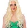 Blonde Frauenperücke Lockig