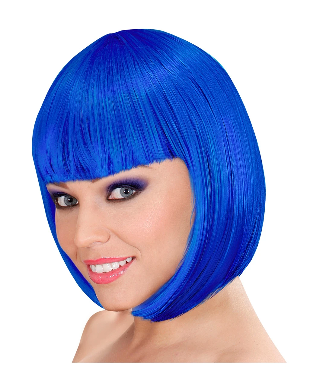 Lou Lou Bob Perücke Blau 1 Lou Lou Bob Perücke Blau
