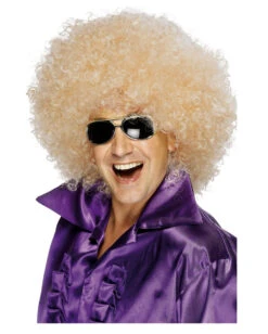 Riesen-Afro Perücke Blond