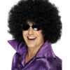 Riesen-Afro Perücke Schwarz
