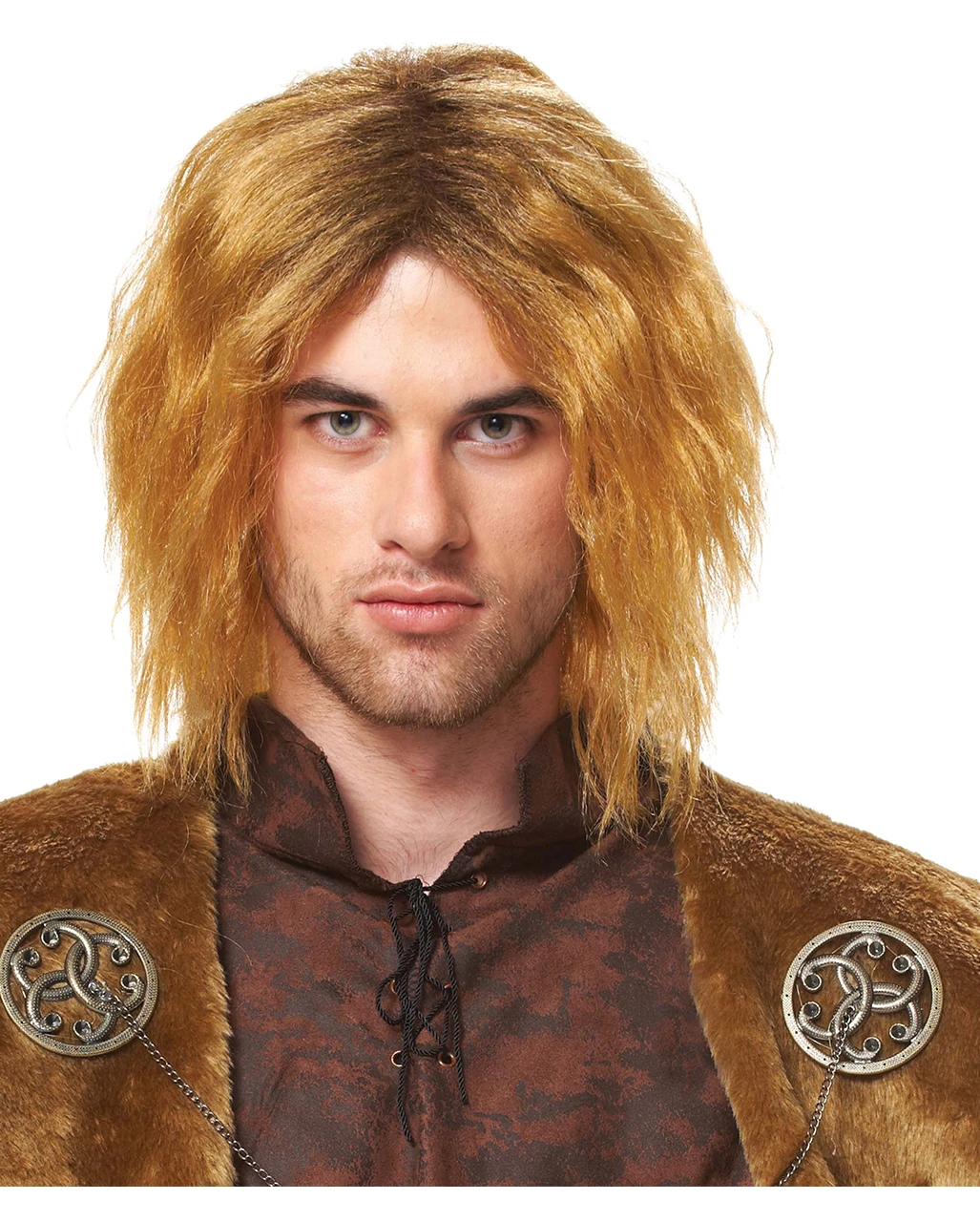 Blond Melierte Mittelalter Perücke Jon 1 Blond Melierte Mittelalter Perücke Jon