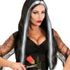 Morticia Halloween Perücke