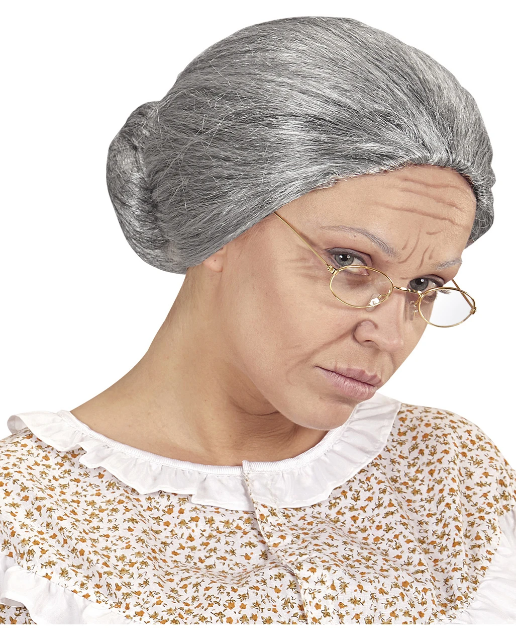 Oma Perücke Mit Knoten 2 Oma Perücke Mit Knoten – Bild 2