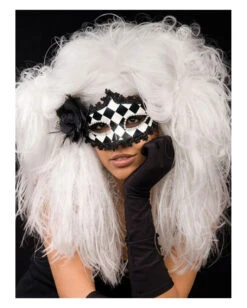 Barockperücke Venezia Weiß