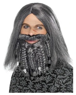 1 X Wikinger & Piraten Perücke Mit Bart