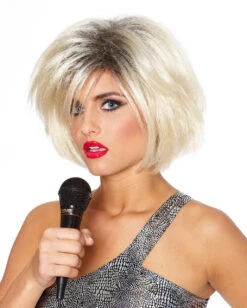 Pop Star Perücke 80er Blond