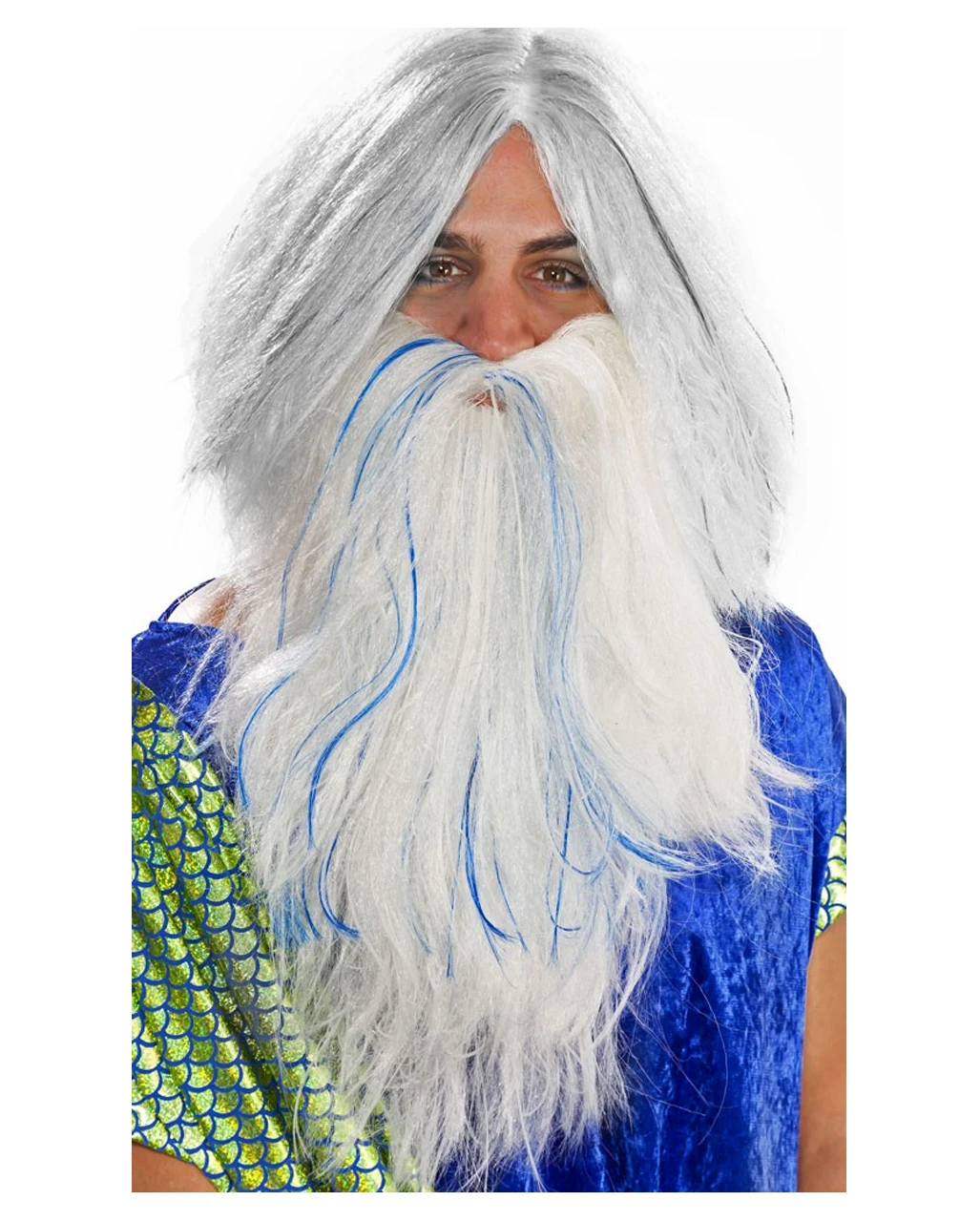 Weiß-grüner Neptun-Bart 1 Weiß-grüner Neptun-Bart