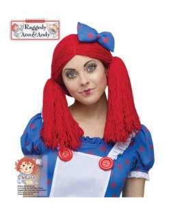 Lizenzierte Raggedy Ann Perücke