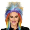 Neonfarbene Punker Perücke
