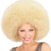 XL Afro Perücke Blond