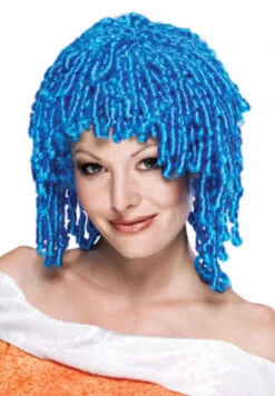 Schillerlocken Perücke Türkis