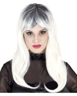 Zombie Frauenperücke Schulterlang