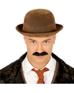 Selbstklebendes Schnauzbart Set 6 St. -Halloween Perücken Geschäft selbstklebendes schnurrbart set 6 stueck self adhesive moustache set halloween bart klebe bart kostuem zubehoer 39117 1