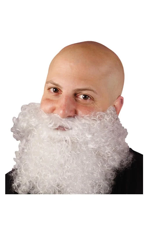 Rauschebart Gelockt Weiß