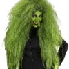 Grüne Wilde Hexen Perücke